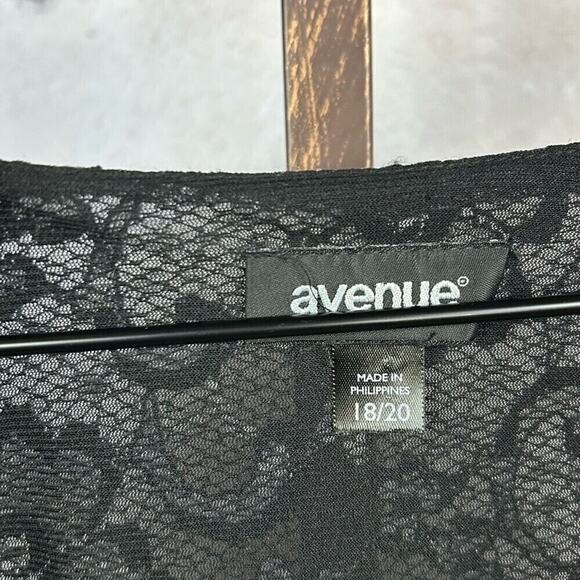 AVENUE romantic lace whimsigoth top size 18 20 elegant feminine evening holiday - Picture 3 of 4